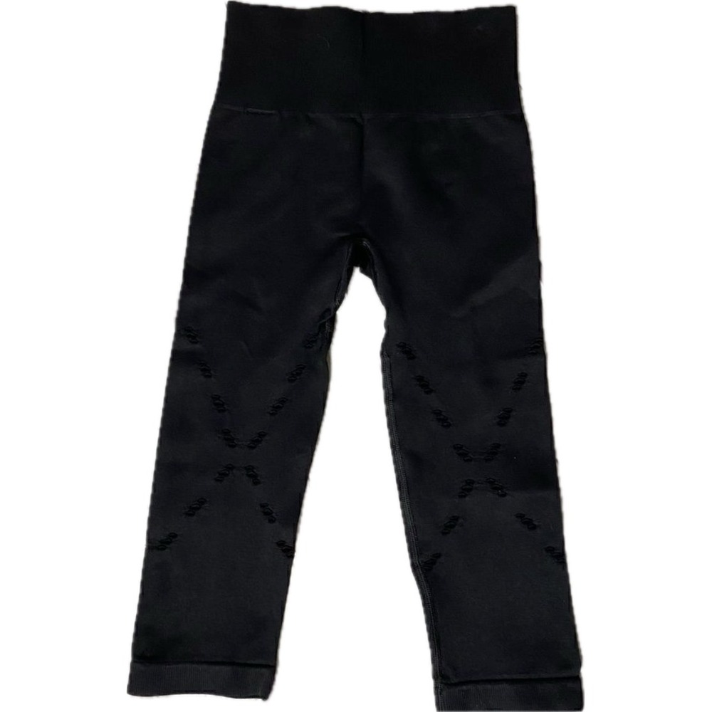 Ivy‎ Park Leggings Womens XXS/XS Black Seamless Laser Cut Athleisure